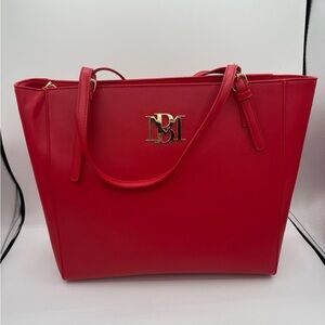 Badgley Mischka ❤️ Large Red Tote Bag NWT & Sealed